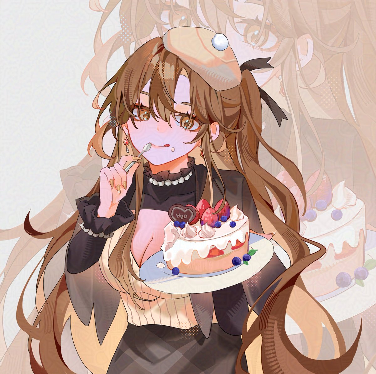 MinaAoyama's tweet photo. ITS MY BIRTHDAY!!! 

🎨: @/raiire

#AoyamArt https://t.co/DD2oVj04nM