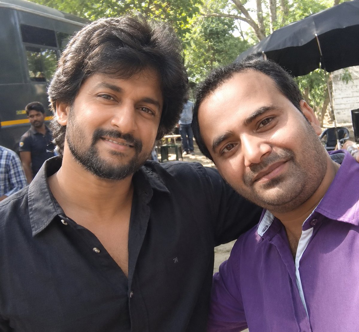 NKrrishnraj's tweet photo. 12 years ago in 2013, with my beloved, superstar, evergreen, natural star @NameisNani garu in Karnataka.
I worked as an assistant art direction department of south cinema 😘 . Movie named #AahaKalyanam
#NaturalStarNani #Nani #NKR89 #ParadiseOnAir #ScriptSupervisor
#KRRISHNRAJ https://t.co/INM3OnEtAU
