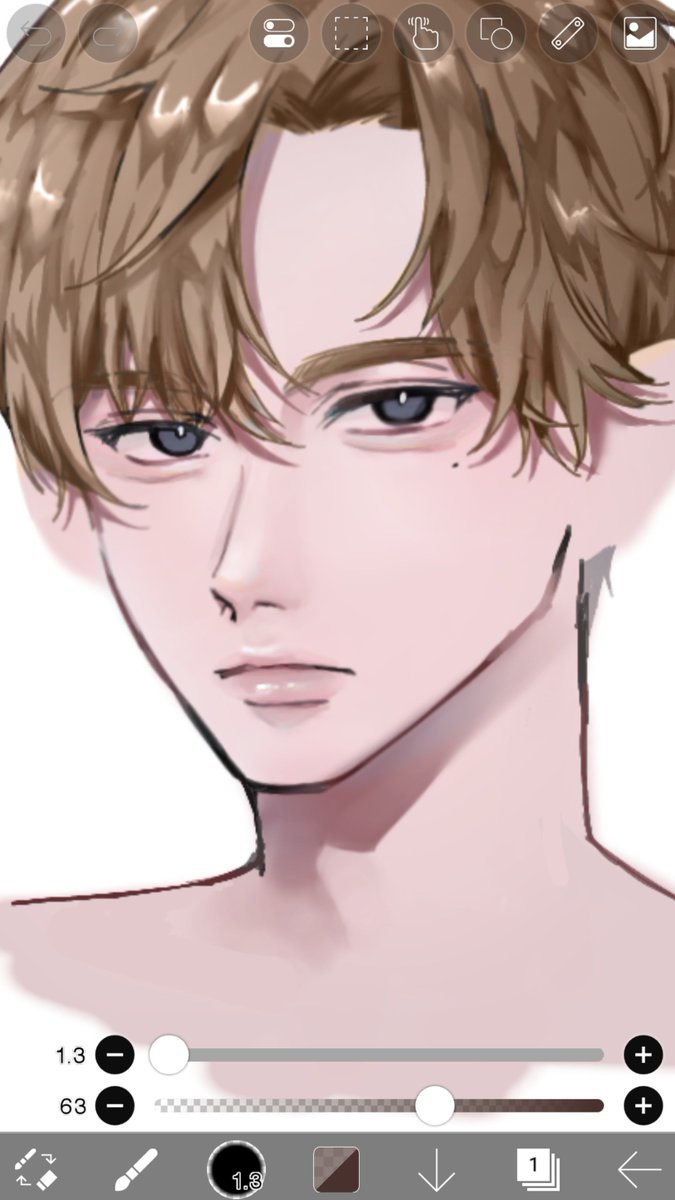 itigo_518d's tweet photo. 久々にデジタルで描いたらムズすぎて普段から扱ってる人すげー、となった https://t.co/zudj3wWn3i