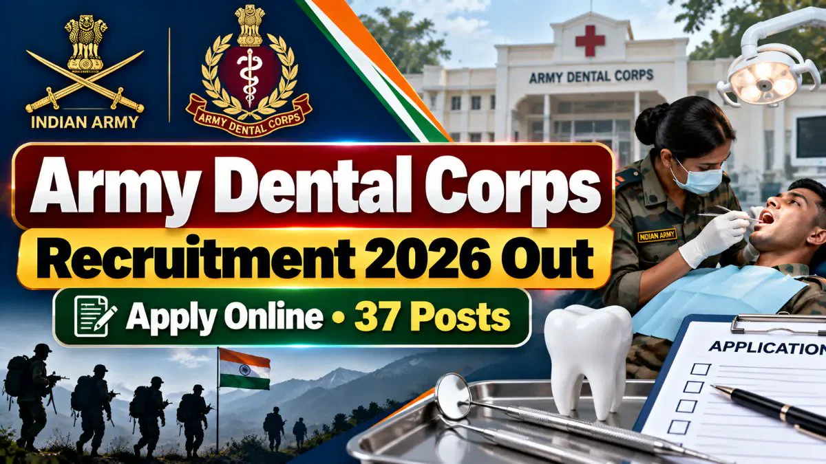 Sarkari Result on X: "#Army Dental Corps Recruitment 2026 Out ...