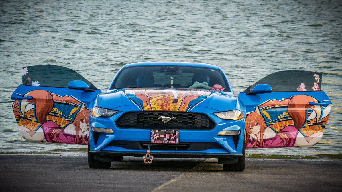 DarlingHolo's tweet photo. You can lead a horse to water, but you can’t make it drink 💧🐴 

#Itasha #AnimeCar #Holo #SpiceAndWolf #狼と香辛料 https://t.co/3fjqU40aSj