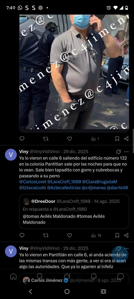 LaraCroft_1980's tweet photo. @CapitalMX_ https://t.co/M0I6ddz0bN

Líder de despojo en CDMX Andrés Íñigo de Martino Somellera y tomas Avilés Maldonado Googlen y verán sus Miles de despojos y carpetas https://t.co/zg9b7cpb0S