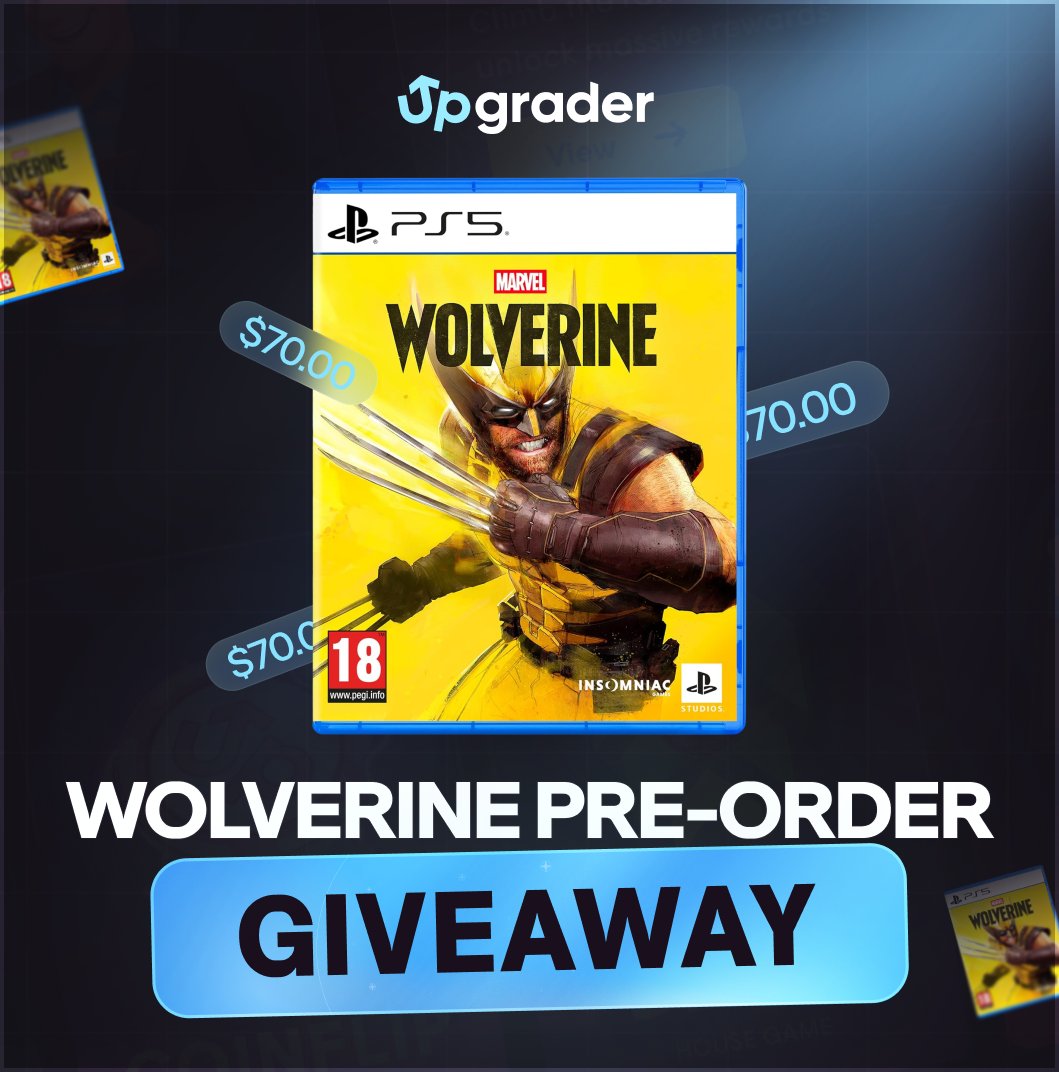 Upgradercom's tweet photo. WOLVERINE ($70) GIVEAWAY 🗡️

To enter:
✅ Follow @Upgradercom
✅ RT &amp; tag 1 friend

Giveaway ends TODAY. Good luck! 🐺 https://t.co/wuNW6jzMGw