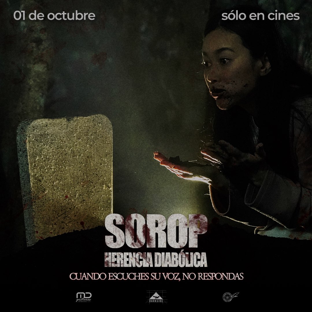 mx_darkside's tweet photo. Sorop, un ritual prohibido que se realiza al caer el sol, cuando el límite entre el mundo de los vivos y los muertos desaparece 🌑💀
Preséncialo este 01 de octubre en #SOROP: Herencia Diabólica 🏚️💀🪦
Sólo en cines 🎬
-
-
-
#horrorstory #peliculadeterror #sobrenatural #paranormal https://t.co/H3xKSlQUqE