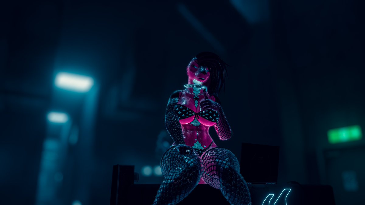 R1ley_vr's tweet photo. Down where the lights hit different 

The amazing Texture done by @VrBinx 

#VRChat #VRChatPhotography #VRChatPics #vrc #vrchatpic #furry https://t.co/40JV9UBaGc
