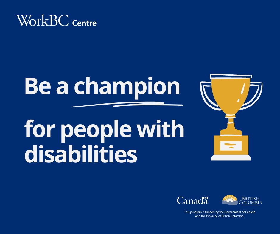 WorkBCAS's tweet photo. September is Disability Employment Month. Inclusive workplaces make stronger trades teams. 

Employers, apprentices, and journeypersons all benefit when everyone has a fair shot to succeed on the job site! https://t.co/GnZH95fDsD