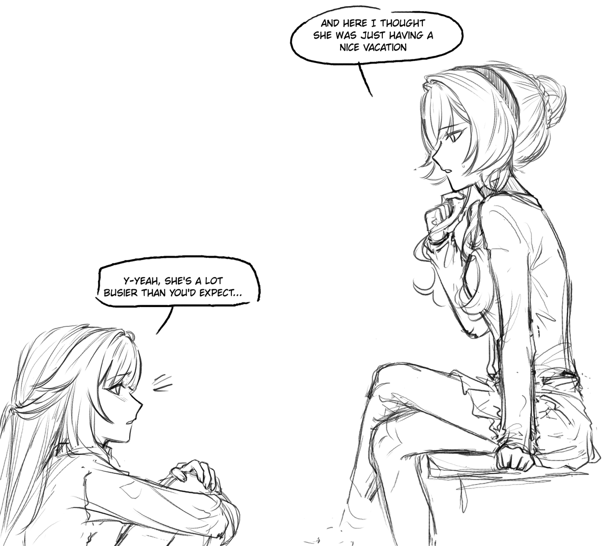 solely_508's tweet photo. Another scene that I wanted to draw

Title: "For the pretty girl, perhaps a bouquet?" on Ao3
#sandbinaㅤㅤ https://t.co/E1ceigMByM