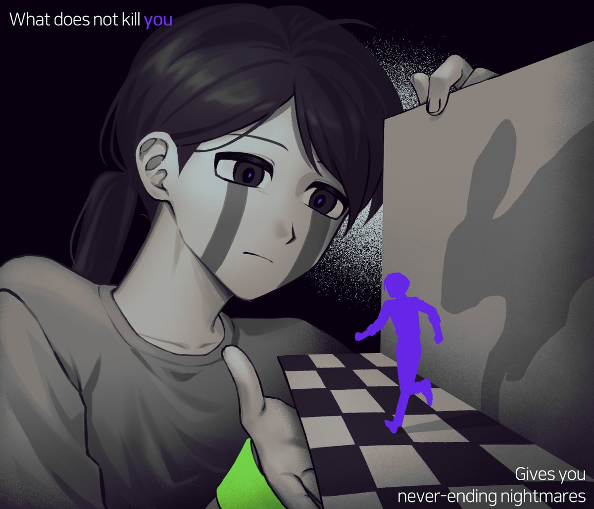 KongR_111's tweet photo. #FNAF #CharlotteEmily 
Run Rabbit, run rabid https://t.co/gk6jun2oAD