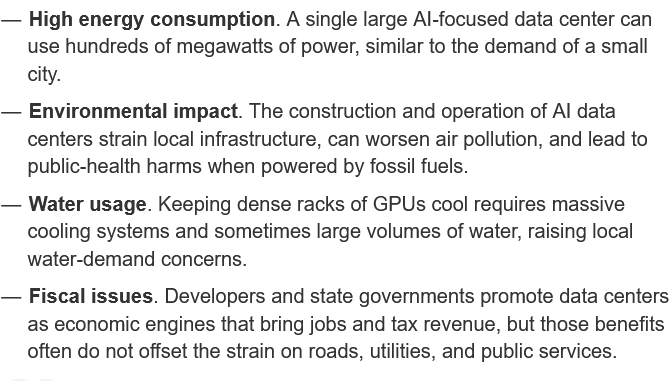 LonestarMercy's tweet photo. @EricLDaugh Imagine being normalized into thinking there is good in data centers. They are trying really hard.  And it takes those that fully support Trump to try and convince you to think good will come out of this. https://t.co/6cqVIZq2Eh