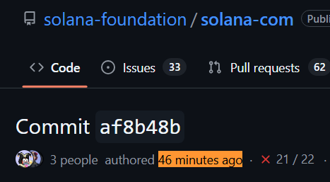 PiouPio22401701's tweet photo. TOKEN SUPERCYCLE
The Solana foundation Github just updated
They are talking about Token Supercycle??
https://t.co/NqtsV3FJfb https://t.co/jEe37r9hix