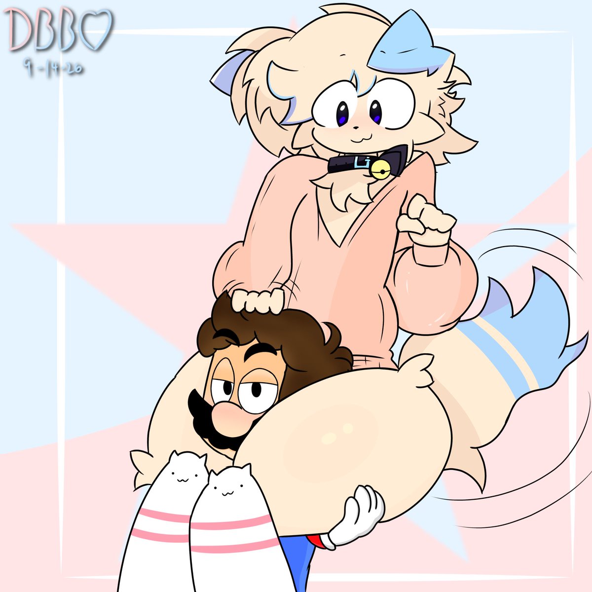 rml0814's tweet photo. A little something of what I like to do with the plumber… 

If no princess, he got other options…

#digitalart #mario #art #furryartㅤㅤㅤ https://t.co/MsWPzQ2BKe