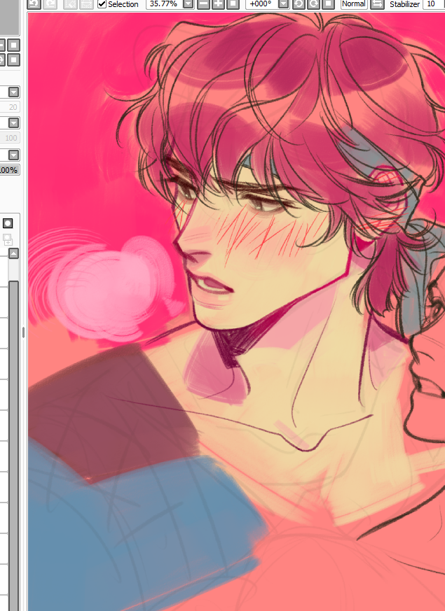mhaikkun's tweet photo. I don't normally post wips of comms but <3 march is the exception https://t.co/2IoAsaG9I3