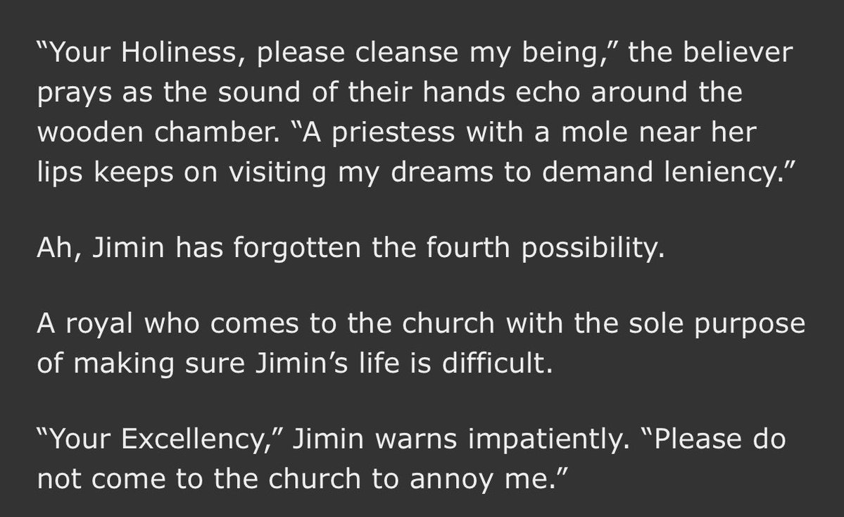 wavemojiarchive's tweet photo. to revere a god | jmj

where: Minjeong is a noble, Jimin is the heavenly priestess, and their feelings shall be the death of them all

https://t.co/BbGB6KavH1 https://t.co/ZKqnWo7a2Z