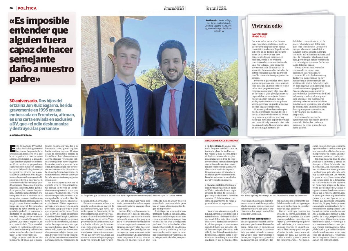 ConsuorF's tweet photo. Hoy no recordamos ninguna víctima mortal por el #terrorismo en España. Cada herido es un intento frustrado de asesinato. Muchos acabaron malviviendo y muriendo. 

El terrorismo ha dejado más de 4.800 heridos, miles de amenazados, extorsionados, transterrados, secuestrados y  seis desaparecidos, más que en Irlanda.

¡Recuérdales!