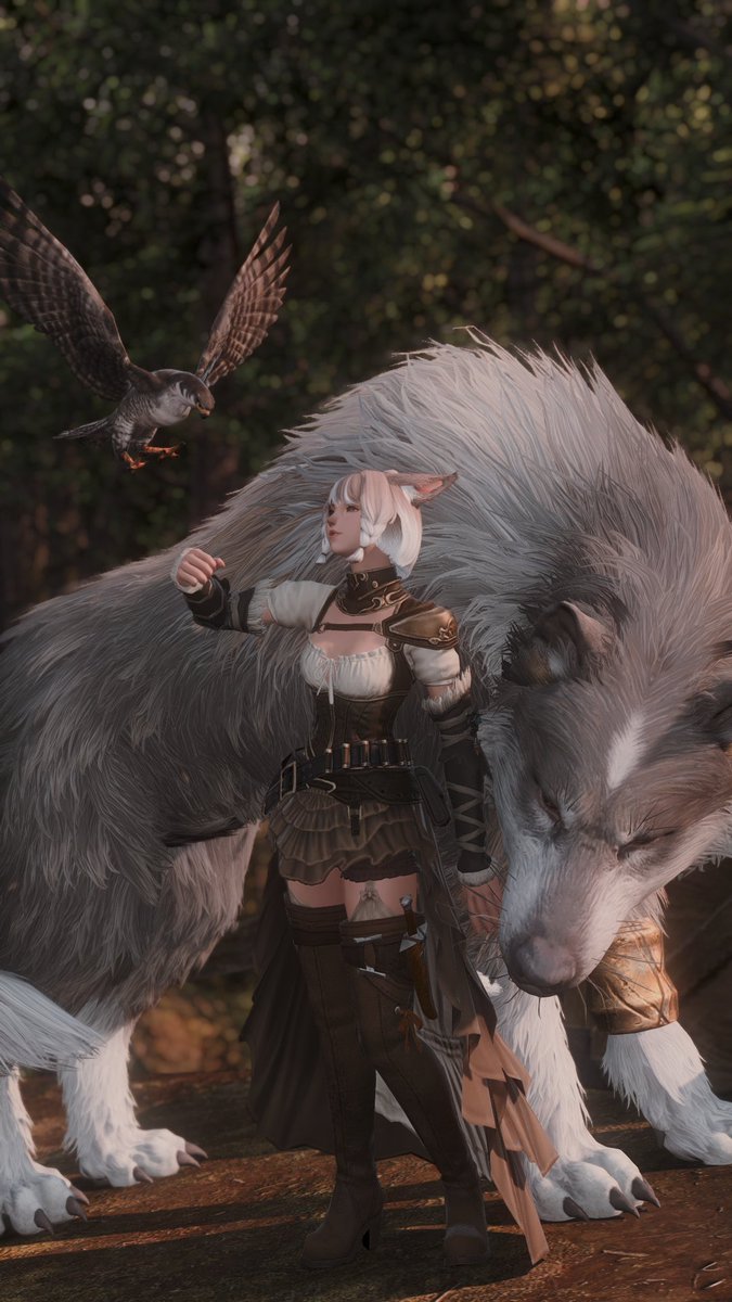 _ChiaChai_'s tweet photo. Leveling Beastmaster before she even knew what it was. https://t.co/PchfceeZgF