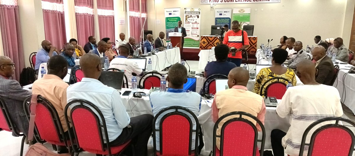 ASARECA's tweet photo. 🌱 Safeguarding a resilient agricultural future for Burundi today!

@ASARECA, in collaboration with Burundi's Ministry of Environment, Agriculture & Livestock and @ISABU, has officially kicked off the Validation Meeting for the draft Burundi National Agroecology Strategy (Sept 14–18) in Bujumbura.

Together with researchers, farmers, and policymakers, we are building sustainable food systems, combating climate change, and scaling eco-friendly farming solutions for a food-secure tomorrow. 🌍🌾

The Burundi agroecology strategy looks to cultivate Strategic Partnerships focusing on transforming agrifood systems through regional collaboration🤝

Through this convening, @ASARECA, @ISABU, and the Ministry of Environment, Agriculture & are pooling key stakeholders to review, refine, and validate the Burundi National Agroecology Strategy & Implementation Plan.

Supported by the #CAADPXP4 project, which is financed by the @EU_Commission  and managed by @IFAD , this milestone initiative aims to empower smallholder farmers, boost ecological resilience, and foster healthy diets across Burundi. 🥦🌾✨

#Agroecology #Burundi #FoodSecurity #ASARECA #AgriculturalInnovation
#SustainableAgriculture #ClimateResilience #CAADPXP4 #Burundi #AR4D