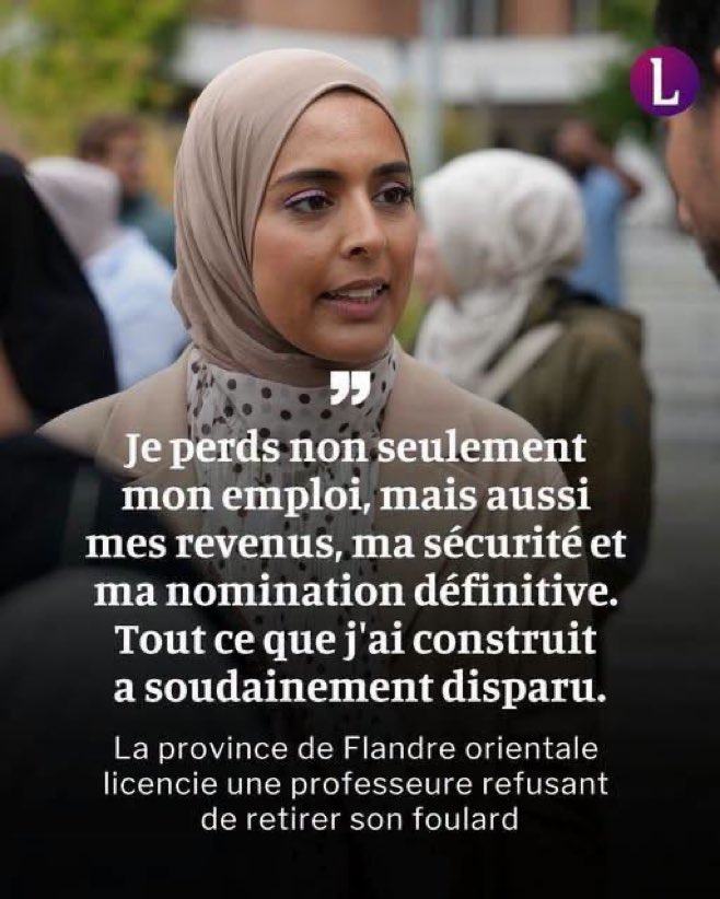 Violette126649's tweet photo. Et ouais … et ce n’est que le début ! Si tu veux garder ton voile islamique faut aller vivre en Afghanistan ou en Arabie saoudite ou en Algérie mais pas en Occident 🙄👎🏼 
Point barre 😡 https://t.co/zxj1Sc0u4M