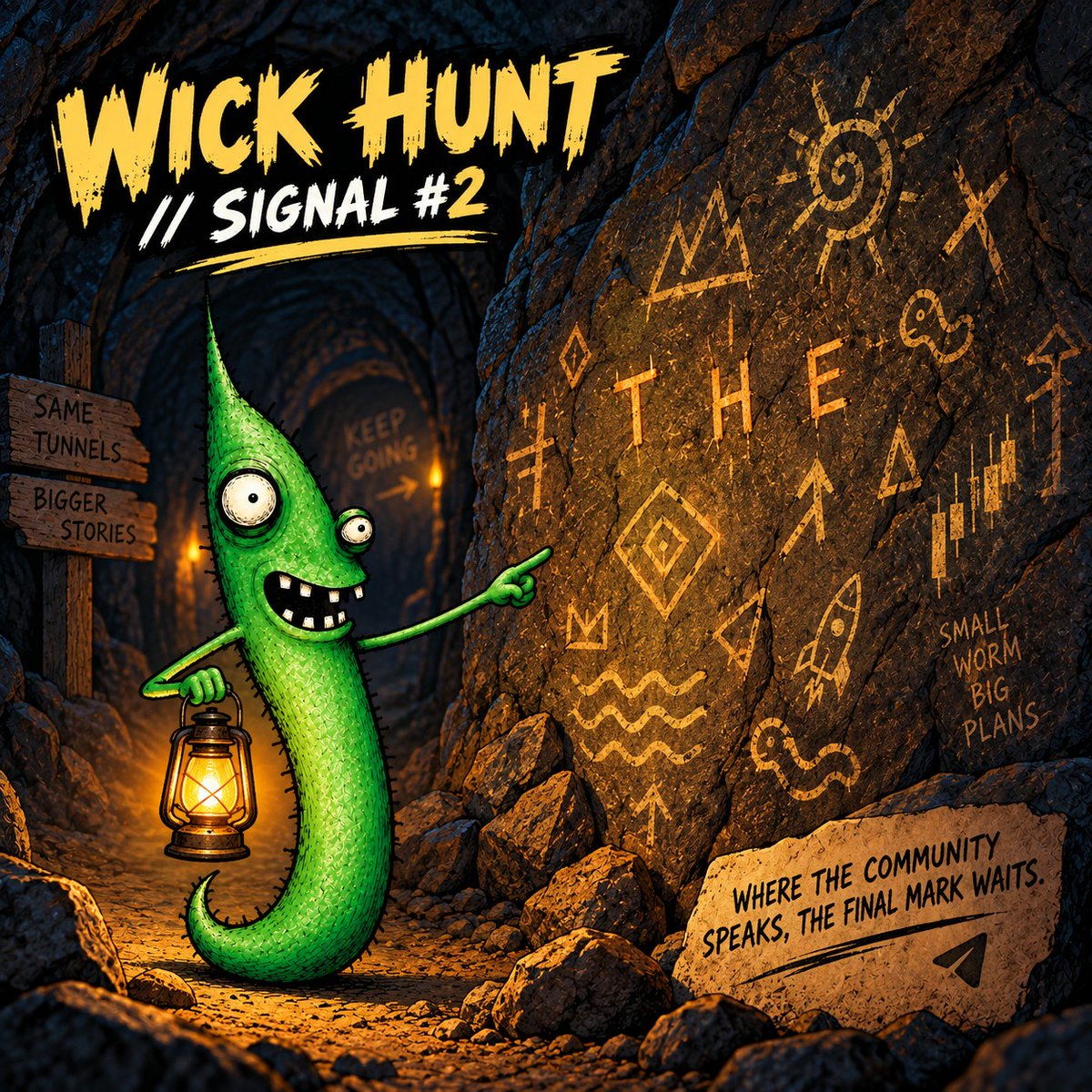 WickWormCoin's tweet photo. WICK HUNT // SIGNAL #2 πͺ±π
Something changed in the tunnel overnight.
Most will scroll past it.
Hunters won't.
Look closer. π
#WickHunt https://t.co/oT3b2Y94Mg