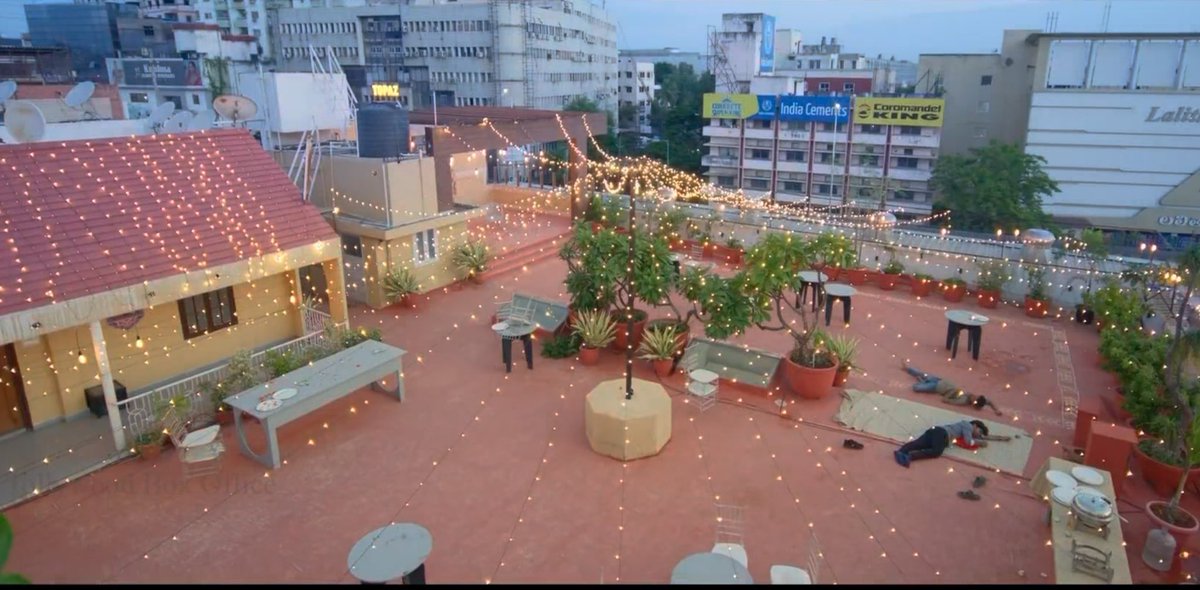 bunnydesino's tweet photo. Last party scene location 
Thakur Mansion Pent house

(chala movies lo untadhi like Rabhasa i think so)

https://t.co/7goo90rIWW https://t.co/za2lFFaUbH