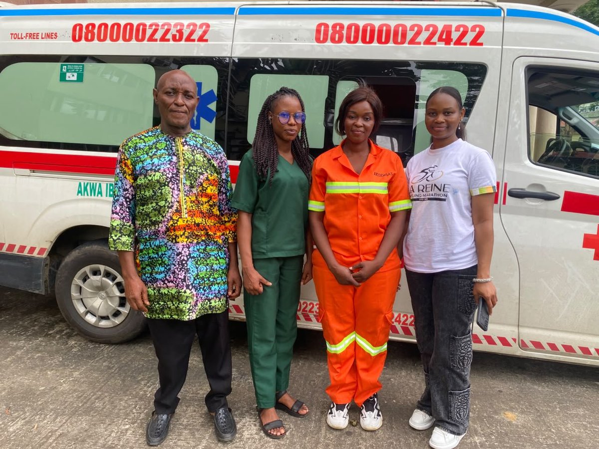 Lareinecymara4's tweet photo. We are proud to collaborate with the AKWA IBOM STATE Public Health Emergency Operations Centre  - Pheoc as we prepare for Lareine Cycling Marathon 2026.

During our engagement with the team, we had the privilege of meeting the Director of Public Health, Dr. Bassey Akpan, and the Director of Emergency & Ambulance Services, Dr. Jacob, as we discussed health and emergency support for the marathon.

As part of this collaboration, participants will have access to free health checks during the marathon, alongside emergency health support to help promote a safer experience throughout the event.

This is what it means to build an event with the people at heart

Lareine Cycling Marathon 2026
📍 Uyo, Akwa Ibom State
📅 October 26 to November 1, 2026

Endure • Enjoy • Earn

#LareineCyclingMarathon2026 #LCM2026 #EndureEnjoyEarn #RideUyo #Sports