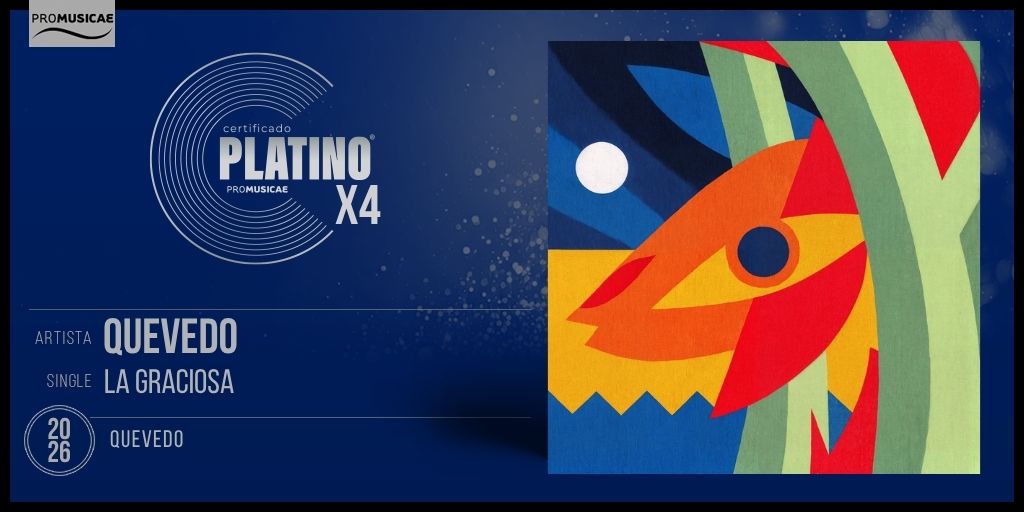 portaldemusica's tweet photo. @karolg @judeline__ @_rusowsky @UniversalSpain 🎶 #DiscoDePlatino 💿x4 para LA GRACIOSA de @pedrodquevedo https://t.co/Eq0UZF9LPy