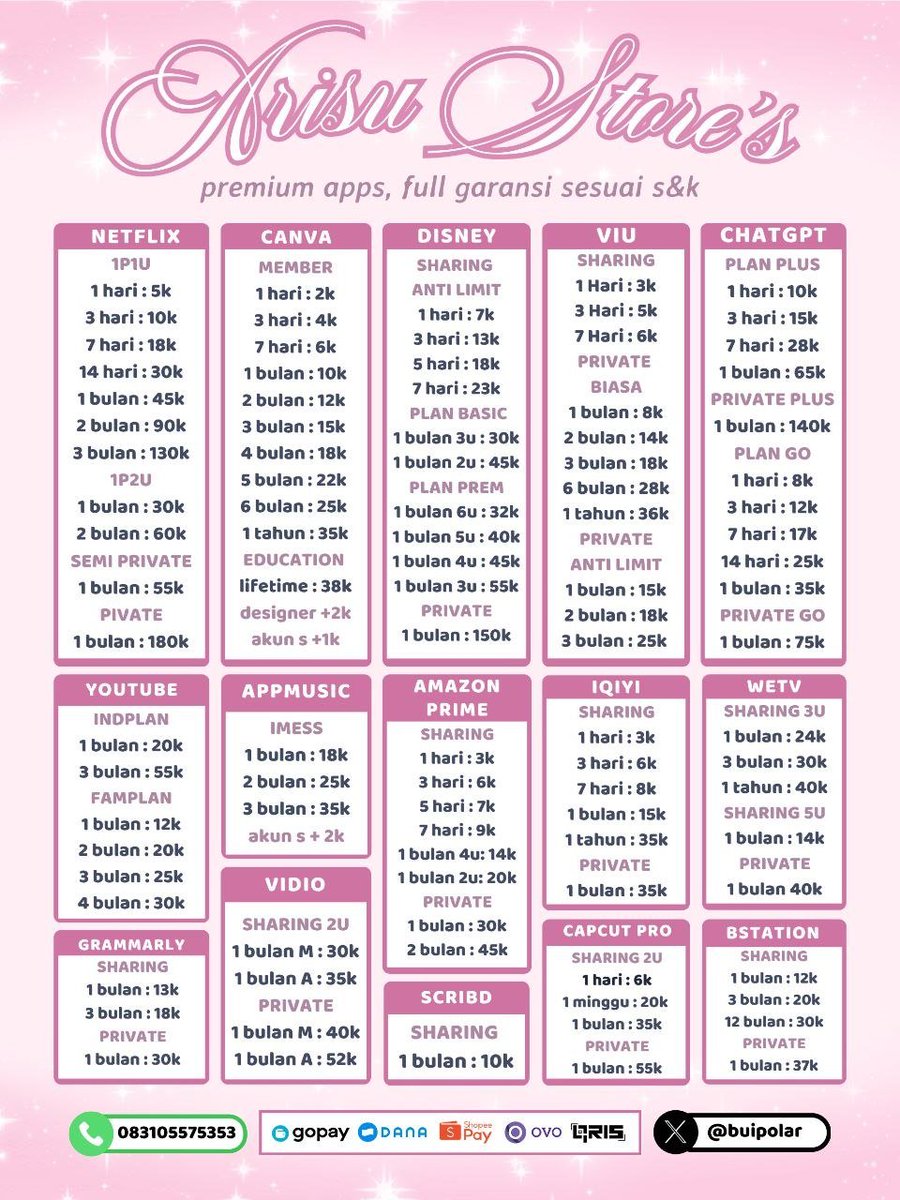 hanasvn's tweet photo. ꒰ ꕤ 🍎 ⊹ ꒱ arisu store , since 2022 @buipolar 💭

യ 💬 ♡ https://t.co/LLllotfC9u
യ 💌 ♡ https://t.co/KBTQNEmwek

☘️ 𖦆 order whatsapp only ◎ 🥝⭐ https://t.co/37qKXmFL3u