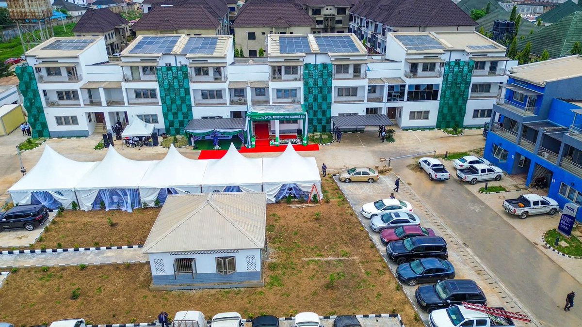 Volatunji1's tweet photo. At the Nigeria Data Protection Commission (NDPC), we marked a significant milestone in our journey as the new headquarters of the Commission was officially commissioned by the Honourable Minister of Communications, Innovation and Digital Economy, Dr ‘Bosun Tijani.

It was a deeply fulfilling moment to welcome the Honourable Minister, alongside stakeholders and partners across Nigeria’s data protection and digital economy ecosystem, to this new chapter in the Commission’s journey.

In his remarks, the Honourable Minister commended the leadership of the Commission and the progress we have made in advancing data protection as a critical component of Nigeria’s digital transformation. He also acknowledged the unwavering support of His Excellency, President Bola Ahmed Tinubu, GCFR, including the signing of the Nigeria Data Protection Act, 2023 (NDP Act), the directive for Ministries, Departments and Agencies (MDAs) to comply with data protection regulations, and the allocation of this property to the Commission as its new headquarters.

For me, the occasion was also an opportunity to reflect on the upward trajectory of the NDPC. We have come a long way: from a 12-member unit within the National Information Technology Development Agency (NITDA) to a full-fledged Data Protection Authority playing an increasingly important role in Nigeria’s digital ecosystem.

Today, the numbers tell part of the story: we have  licensed 356 Data Protection Compliance Organisations (DPCOs), created over 27,000 jobs with the data protection ecosystem, reached more than 66,000 Nigerians through the Virtual Privacy Academy, and delivered about 228 training programmes benefiting over 99,000 individuals, among others.

And now, we have what is described as the largest Data Protection Authority office in Africa. But beyond the numbers, this building represents something much bigger: the growing recognition that trust, privacy and responsible data use are fundamental to Nigeria’s digital future.

I remain deeply grateful to His Excellency, President Bola Ahmed Tinubu, and to the Honourable Minister, Dr ‘Bosun Tijani, for their continued support and confidence in the Commission. I also want to commend the incredible staff of the NDPC whose dedication, professionalism and commitment continue to drive our progress.

As we celebrate this milestone, our responsibility becomes even greater. The new headquarters is not the destination: it is a platform for greater impact. We must continue to build a data protection ecosystem that protects the rights of Nigerians, enables responsible innovation, strengthens trust and positions Nigeria as a leader in Africa and the global digital economy.

The trajectory is upward!
The responsibility is greater!!
And the work continues!!!