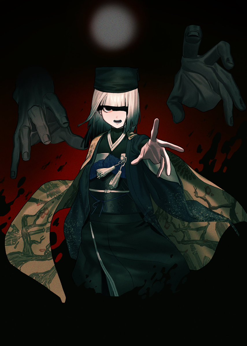 LiCCCo0008's tweet photo. 「黒く、黒く、黒く、黒く。」
「より、黒く。」
 #FGO  #千利休 https://t.co/N12RkZVd6Q