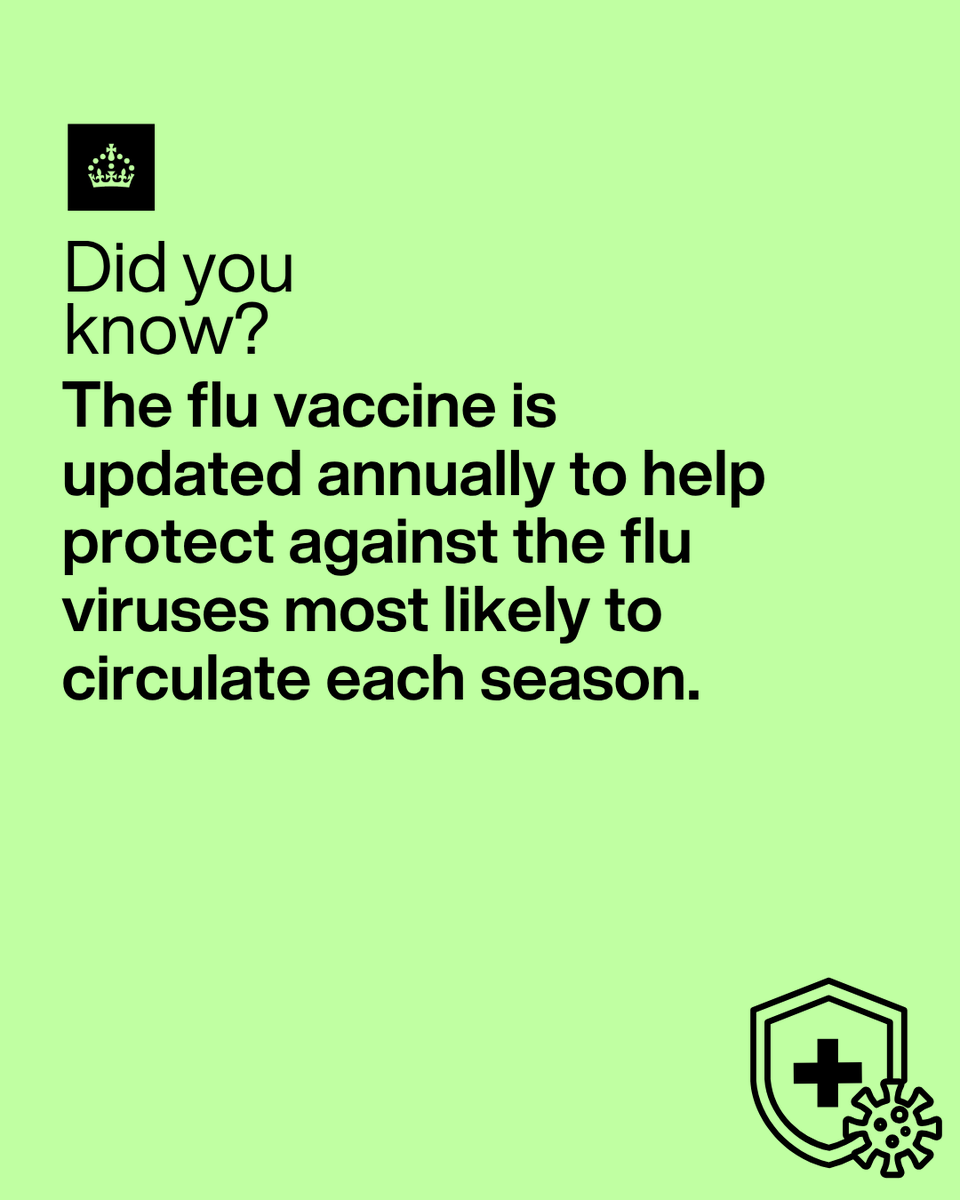Did you know?
The flu vaccine is updated annually to help protect against the flu viruses most likely to circulate each season.