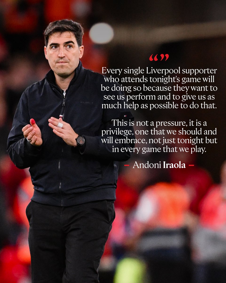 LFC's tweet photo. Andoni Iraola describes the 'privilege' of taking charge of the Reds in the Carabao Cup 💬 https://t.co/pqlZX4qwn9