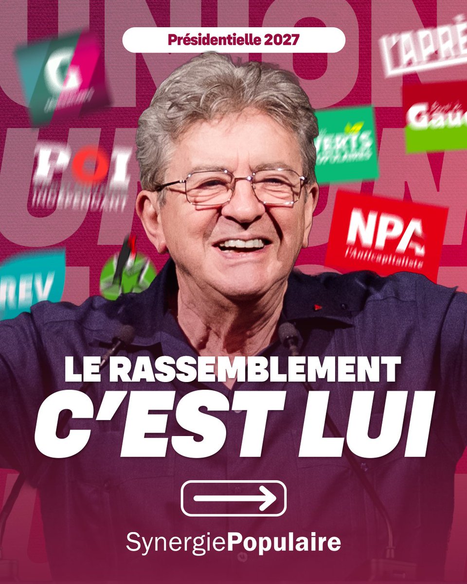 SynergiePop's tweet photo. 🟣🔻 - ​6 partis déjà rassemblés, plusieurs préparent leur ralliement :

​• @GenerationsMvt prêt à rejoindre la campagne dès cet automne.
• @Clem_Autain de @lapres_fr rappelle la responsabilité de se rassembler autour de la 1e force.
• @stephane1peu 👀

#SynergiePopulaire https://t.co/ORxj8Qvmrs