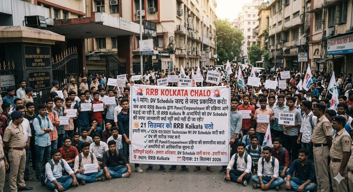 PRINCEYADA86462's tweet photo. Plzz Release the full DV schedule of CEN02/2025 🙏🏼🙏🏼 it's been 108+ days
@rrbkolkata @ChairmanRRB @RailwaySeva @AshwiniVaishnaw @RailMinIndia @PMOIndia @RailwayBoard
#RRB_Kolkata_Release_Full_DV_Schedule_CEN02_2025 https://t.co/l10tSO6lfZ