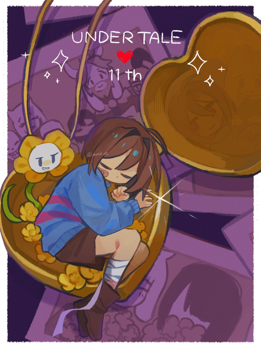 dande_ut's tweet photo. #undertale11thAnniversary
11周年おめでとうございます🥳 https://t.co/U246GxB5B9