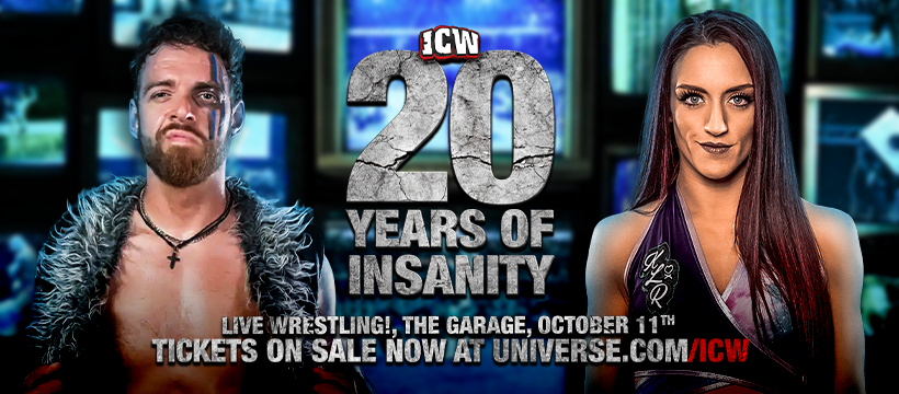 InsaneChampWres's tweet photo. JUST UNDER 3 WEEKS 🍻

We've got a big night planned on Oct 11th for our 20 Year Anniversary!

It's going to be a busy one so get your tickets NOW! - https://t.co/PF7cqt3DCD https://t.co/rd9hpCdR2h