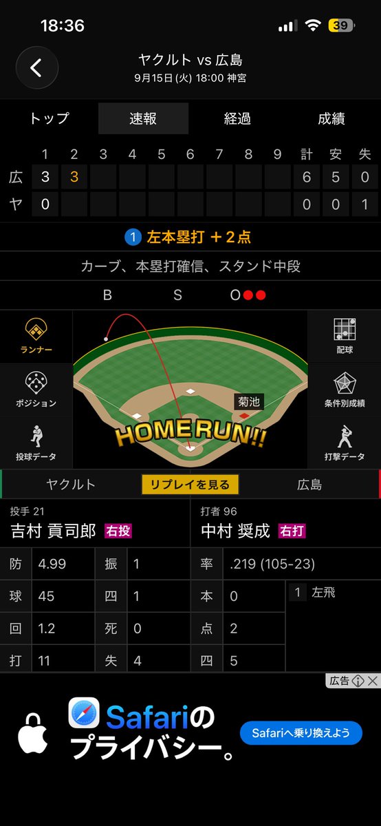 Kokoatu66's tweet photo. うほおおおおおおおおおおおお
 #カープ  #carp #中村奨成 https://t.co/piRZZUP7Yn