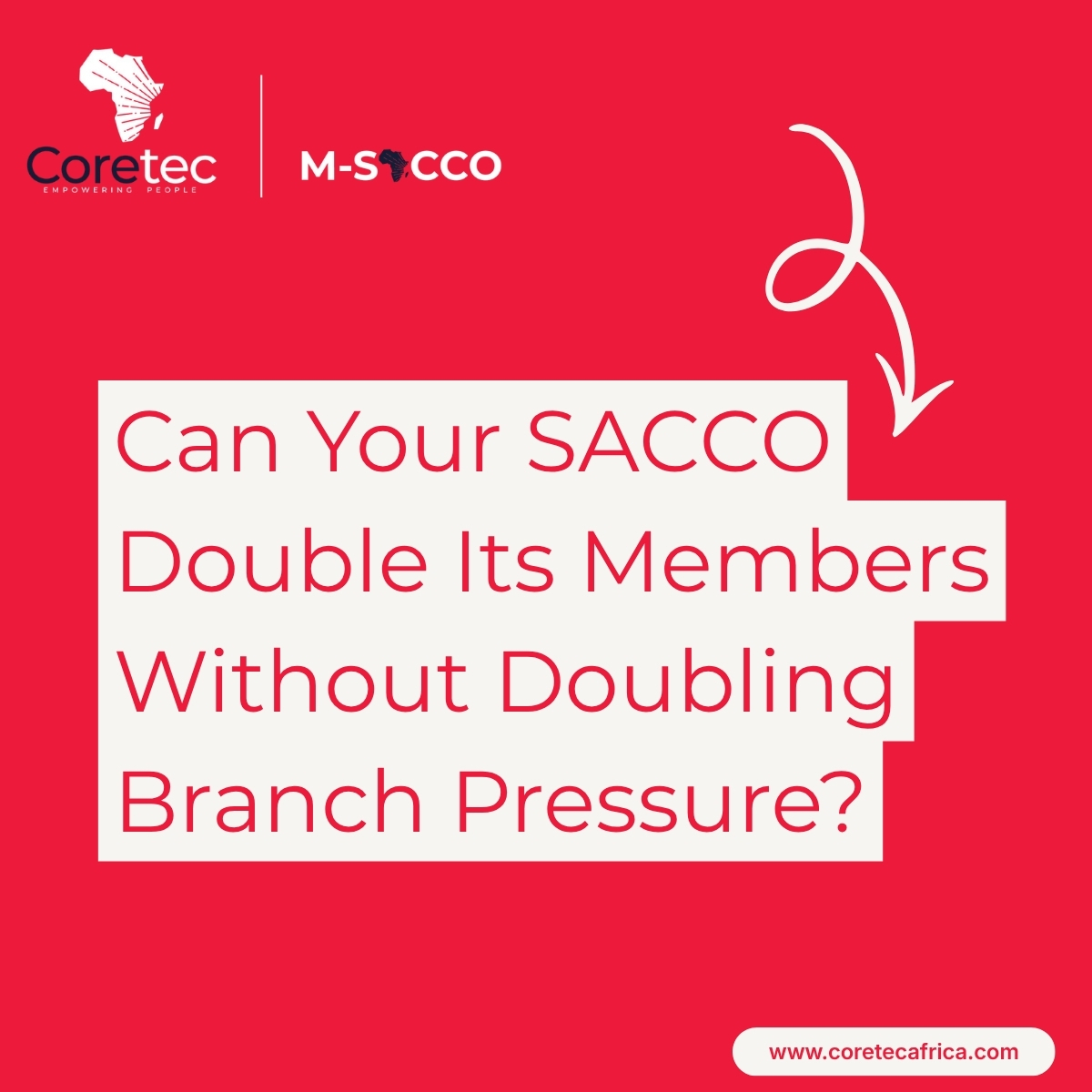 MSaccoKe's tweet photo. Your SACCO can grow faster than its members' experience. 

More members, deposits and loans are good for growth. However, if service still depends heavily on branches and manual processes, growth can also mean longer queues and slower service. https://t.co/bPUPPWbgYf