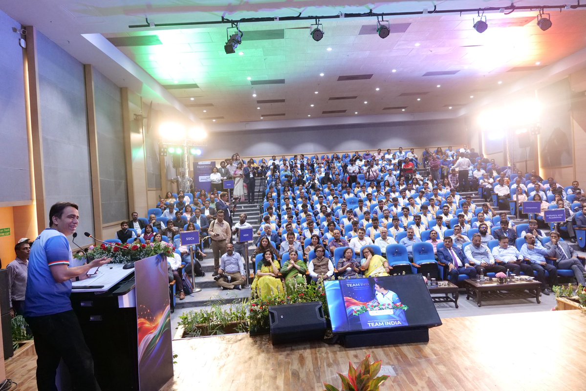 Office_ChJayant's tweet photo. Team India is ready to take India’s skills to the world.

At the Send-off Ceremony for WorldSkills Shanghai 2026 at Kaushal Bhawan, Hon’ble Minister Shri Jayant Chaudhary extended his best wishes to the WorldSkills India contingent as they prepare to represent the nation at the world’s biggest skills competition.

The ceremony was graced by Shri Naveen Jindal, Hon’ble Member of Parliament and Chairman, Jindal Steel, Shri Ashish Sood, Minister for Home, Education, Power, Urban Development, Higher Education, and Training & Technical Education, Government of NCT of Delhi and Shri Kapil Dev Aggarwal, Hon’ble Minister of State (I/C), Vocational Education, Skill Development and Entrepreneurship, Government of Uttar Pradesh.

From IndiaSkills to Shanghai, our young competitors have undergone a rigorous journey of training and preparation and are now ready to showcase their talent and capabilities on the global stage.

Best wishes to Team India as they carry the aspirations of a skilled and confident India to Shanghai! 

#TeamIndia #WorldSkillsShanghai2026 #WorldSkillsIndia #SkillIndia #IndiaSkills