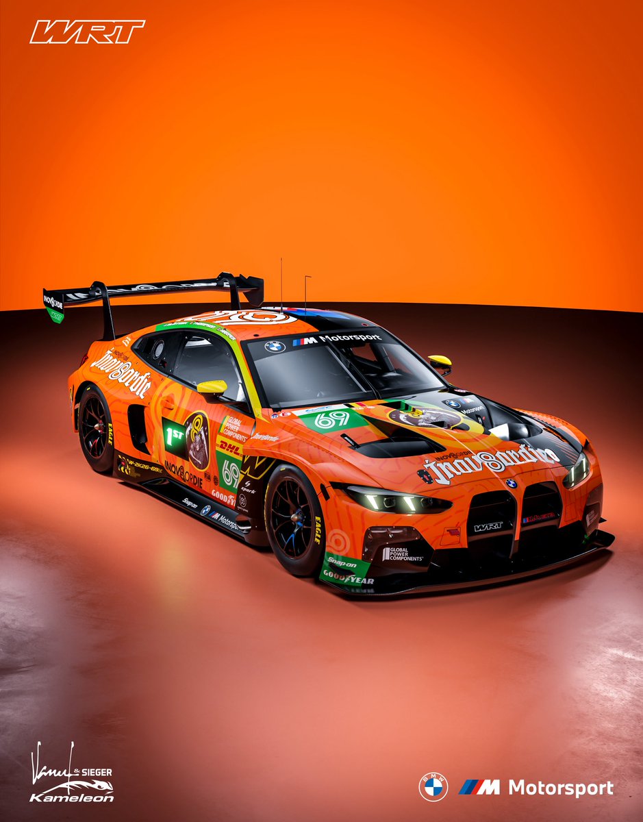 followWRT's tweet photo. Cheers to an icon 🥃🧡

For WEC’s round at Fuji, our #69 BMW M4 GT3 EVO will pay homage to one of the most recognisable liveries in BMW racing history… the unmistakable Jägermeister orange. https://t.co/VEz2jZVFKC