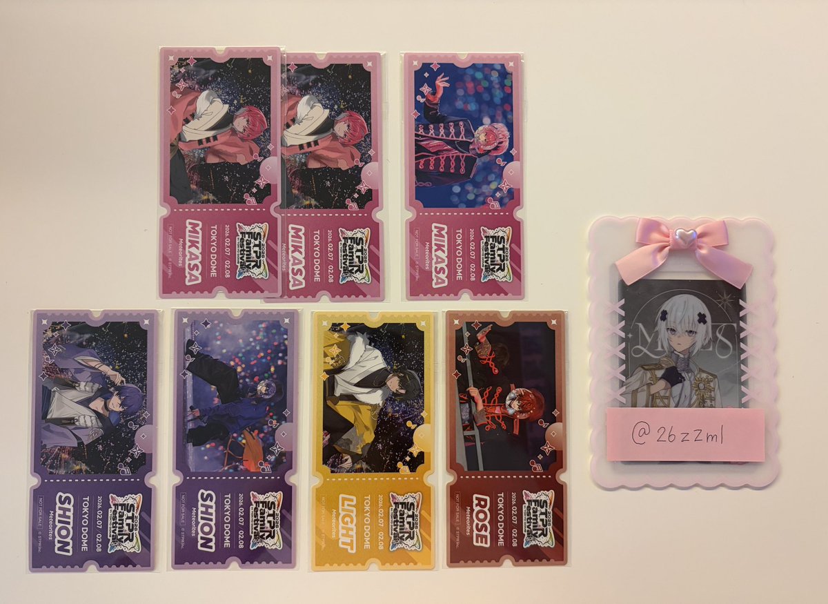 26zZml's tweet photo. めておら めてくじ グッズ 交換

〈譲〉画像 D賞 ステッカー 🩷💜💛❤️

〈求〉同種 🤍

郵送でのお取引希望
#めておらグッズ交換 https://t.co/ECs25UjHkS