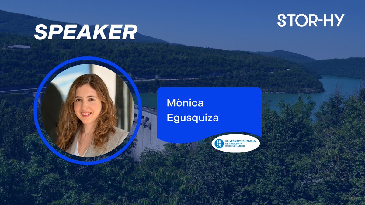 STORHYProject's tweet photo. Meet Dr. Mònica Egusquiza from @la_UPC! 

An Assistant Professor and researcher at CDIF, her work focuses on Pelton turbines, dynamic behaviour &amp; damage detection.

Join us on 30 Sept 👉 https://t.co/1nrQ5dcm8L

#STORHY #WomenInHydropower #WomenInEnergy https://t.co/cIfnMDv3Cu