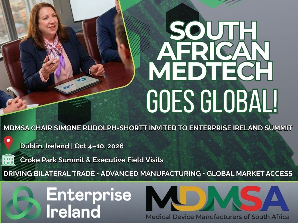 theashrafismail's tweet photo. SA MedTech goes global! 🇿🇦✈️🇮🇪 

MDMSA Chair invited to Enterprise Ireland Summit in Dublin! 

#MedTech #LocalManufacturing #EnterpriseIreland #GlobalTrade #MDMSA #AfCFTA #HealthcareInnovation https://t.co/VKCfbjKGhC