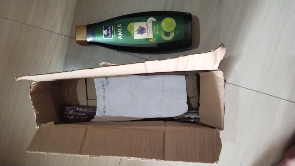 purna12487's tweet photo. @AmazonHelp sir Amazon se parasoot hair oil 500ml 2 pack Liya tha but mujhe 1 pack mila hai
Order id -40615858224348350
Order date -3 sep 2026
Price -117+117
Mob-7811949059
Rumpa Pahari 
Please check kijiye aur refund kijiye https://t.co/Lg3KsyvZzp