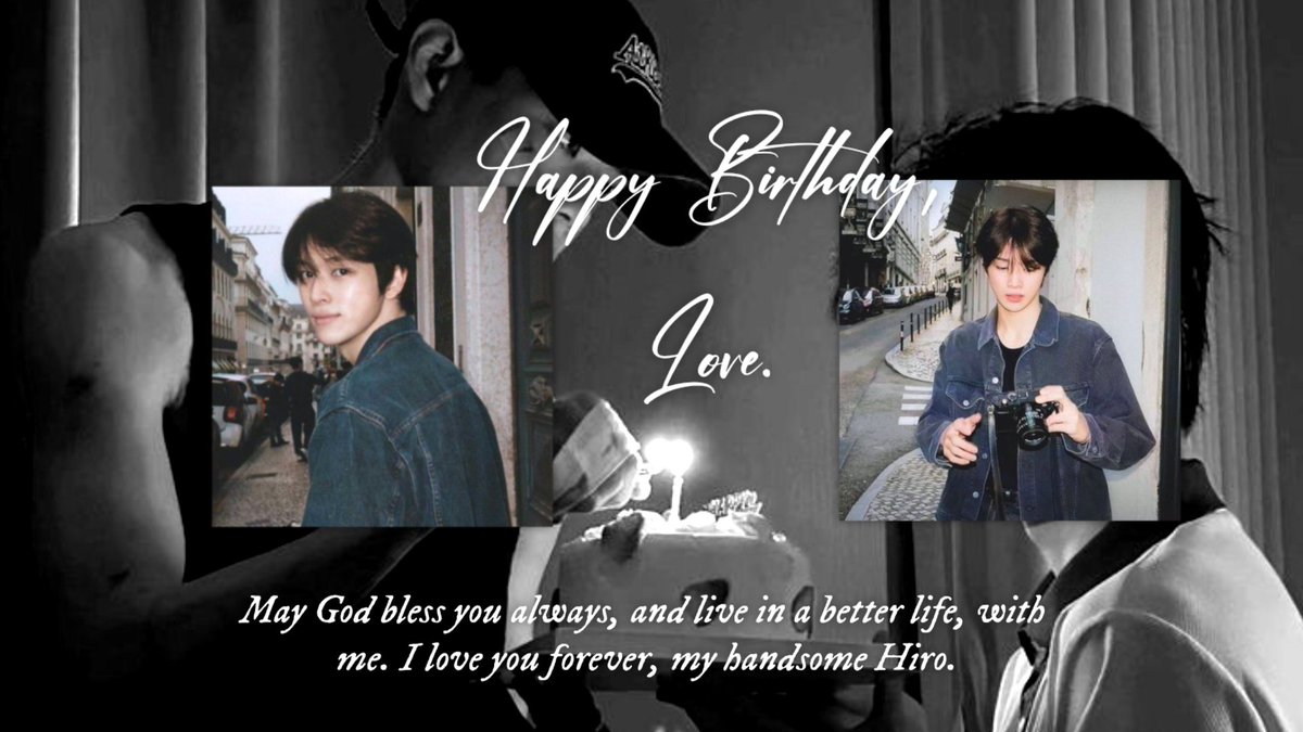 Badtzleos's tweet photo. I wish you a lot of happiness like an ocean, I wish you a lot of laugh like a river, I wish you a lot of love like a clear sky. 

Wherever your journey takes you, may the stars keep watch over you, my love.

Happy birthday to the man I love the most than everything here. https://t.co/8QSIqKYZvF