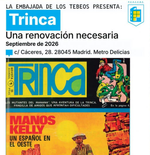 Tebeosfera's tweet photo. Ya está en marcha la expo sobre la revista Trinca en La Embajada de los Tebeos. Pásate y echa un ojo.
https://t.co/PGYvWmXtNf https://t.co/Z5R2Cq0LXw