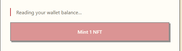 Indigobluhu's tweet photo. @dinosofwallst got all the test tokens, stuck here in "reading your wallet balance" https://t.co/uGIWVT7Kr0