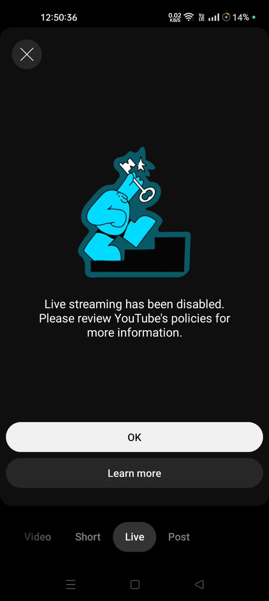 Sachin11200's tweet photo. My appeal for a live streaming restriction was rejected by the system, but it is a false positive. I have verified my identity. Can a human agent manually look at my case it's more than a week @TeamYouTube  https://t.co/jmDI9Ar6kP https://t.co/f9kMlri8Tw