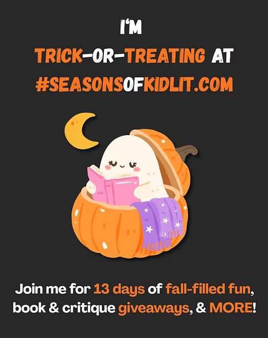 ejoyd's tweet photo. I'm Trick-or-Treating at #seasonsofkidlit.com! https://t.co/ZXqSrR6902