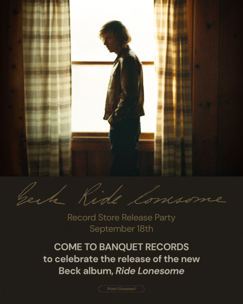 BanquetRecords's tweet photo. 🆕 BECK 🆕

Beck's 'Ride Lonesome' has arrived ahead of its release this week. get yours and tickets to the listening party at https://t.co/ltpjEfEj4z https://t.co/z5yHBpMsaD