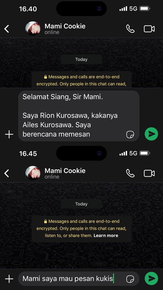 merahcn's tweet photo. [🍪] 20
         Tutorial chat buat pesen Cookies ala Pak Sergeant https://t.co/VkYv1oPrl5