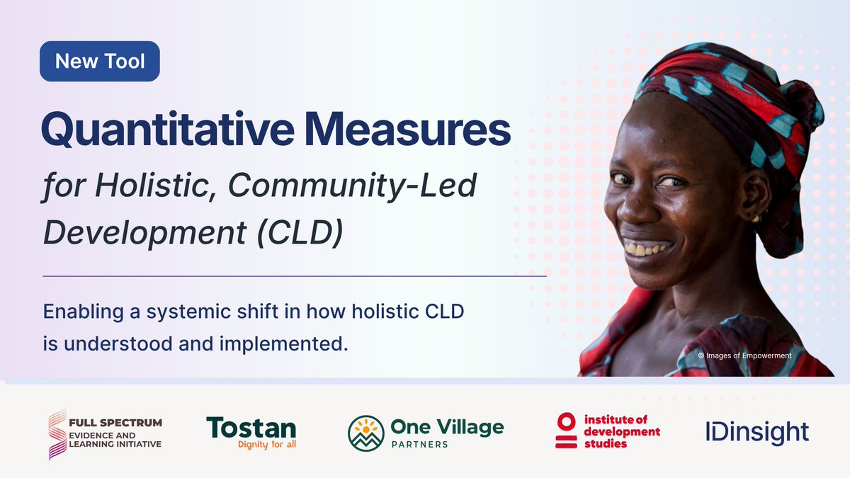 IDinsight's tweet photo. How can we measure change in community-led development?
FSELI's new resource offers two principles:
1️⃣ For behavior, look at what people actually do: records, observations, real actions
2️⃣ For beliefs and attitudes, ask people directly: surveys and rating scales
🧵 https://t.co/dQe1XnHIGE